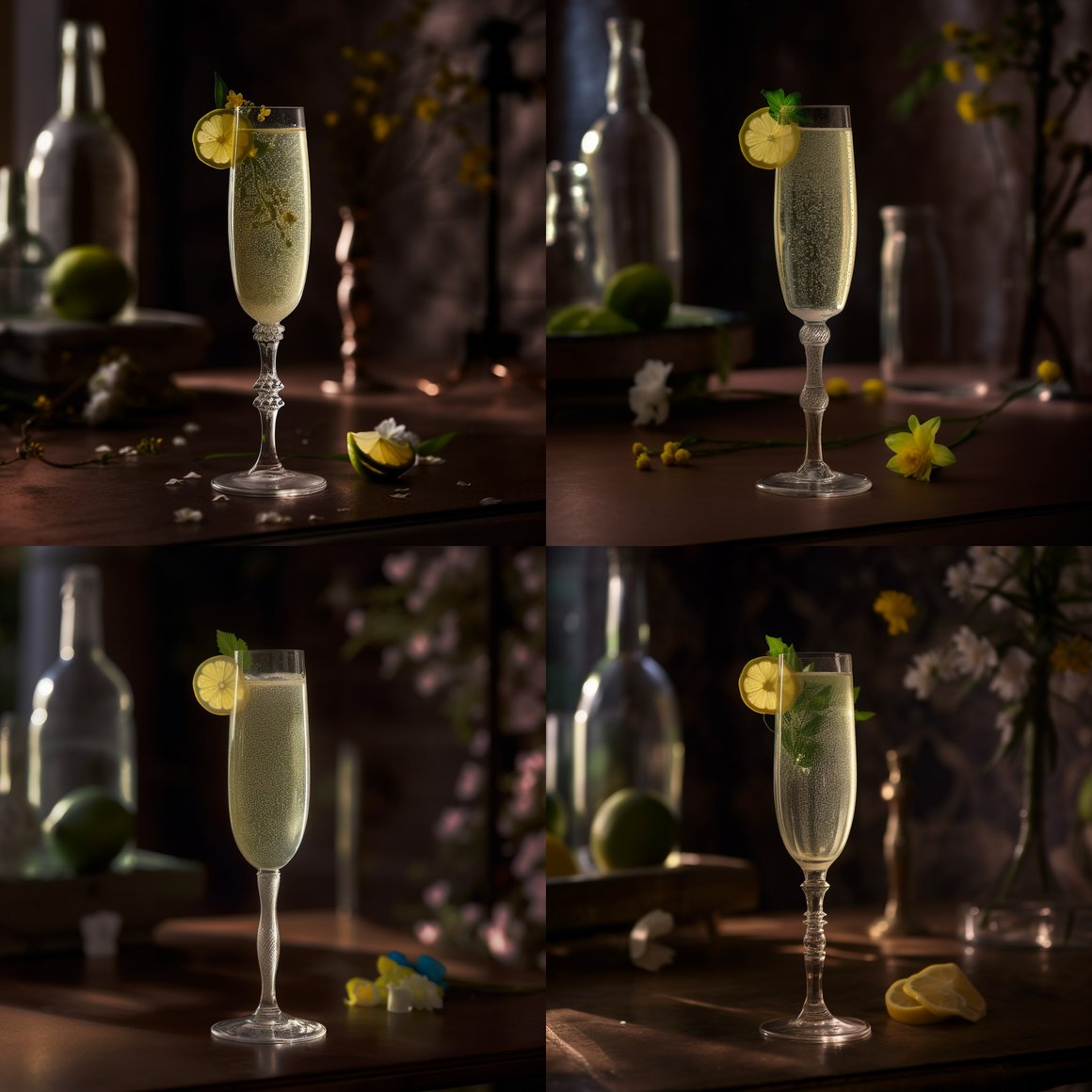 Summertime Garden Soiree with French 75 Cocktail
