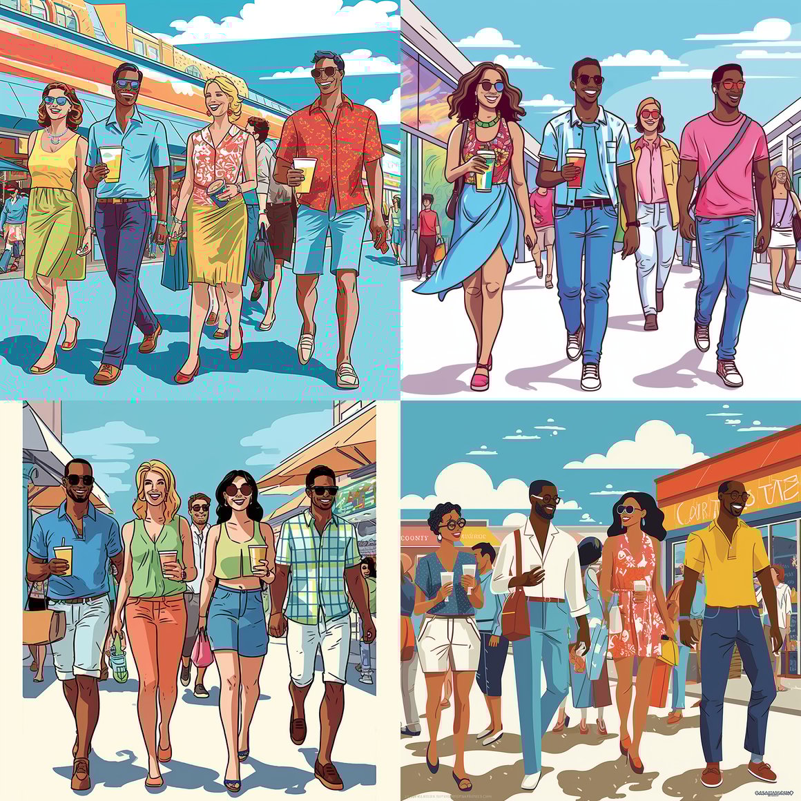 Summer Window Shopping in Metropolitan Bangkok