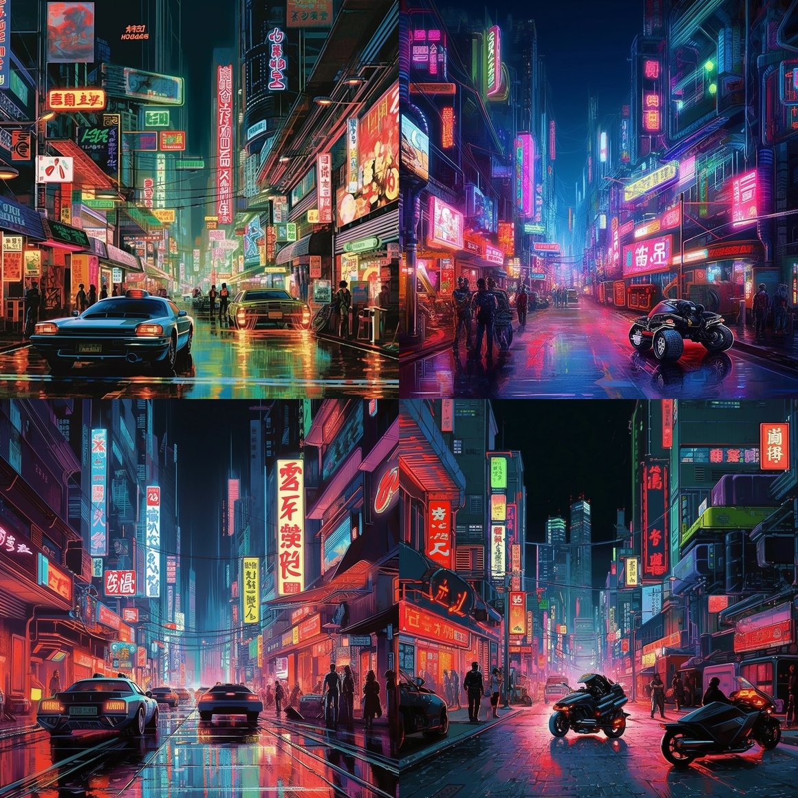 Neon Nights in Neo Tokyo: A Cyberpunk Odyssey