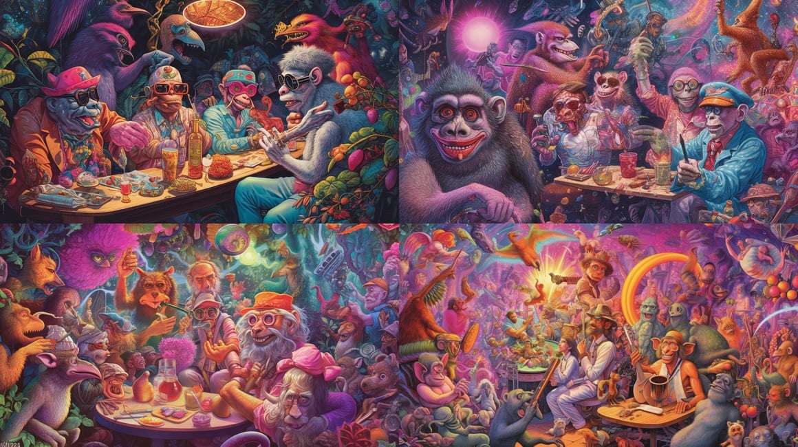 A Surreal Soiree with Hunter S. Thompson and Mythical Beats