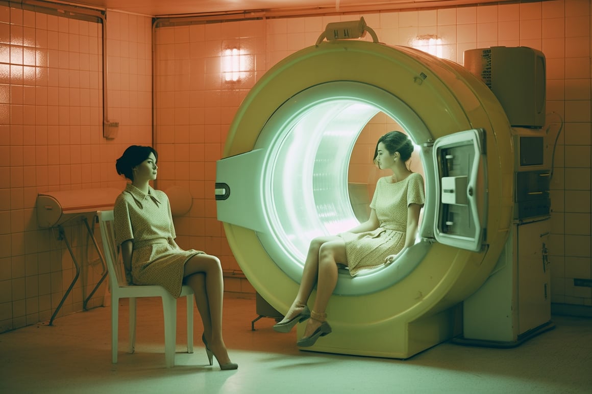 A Surreal Spin on 1980s Laundromat Life