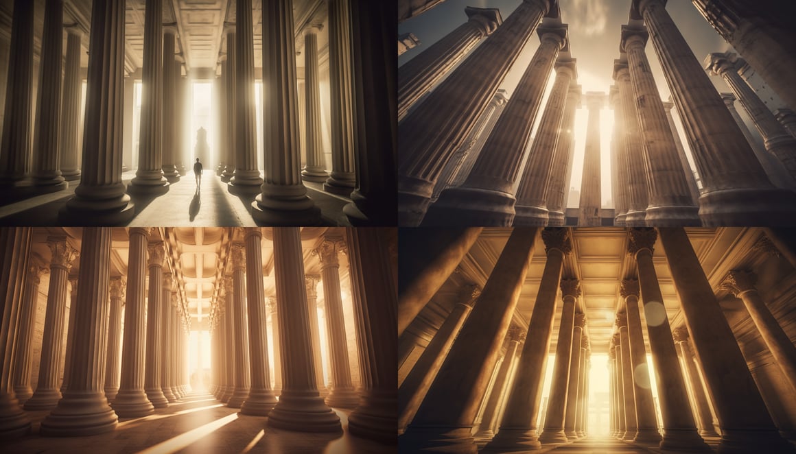 Subtle Tones of Historical Grandeur: A Mid-Journey View