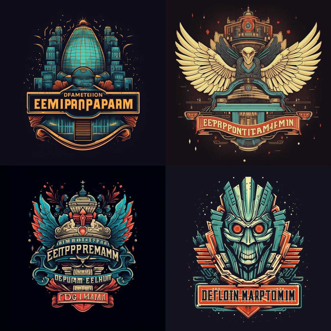 Designing the Digital Emporium Retail Store Logo