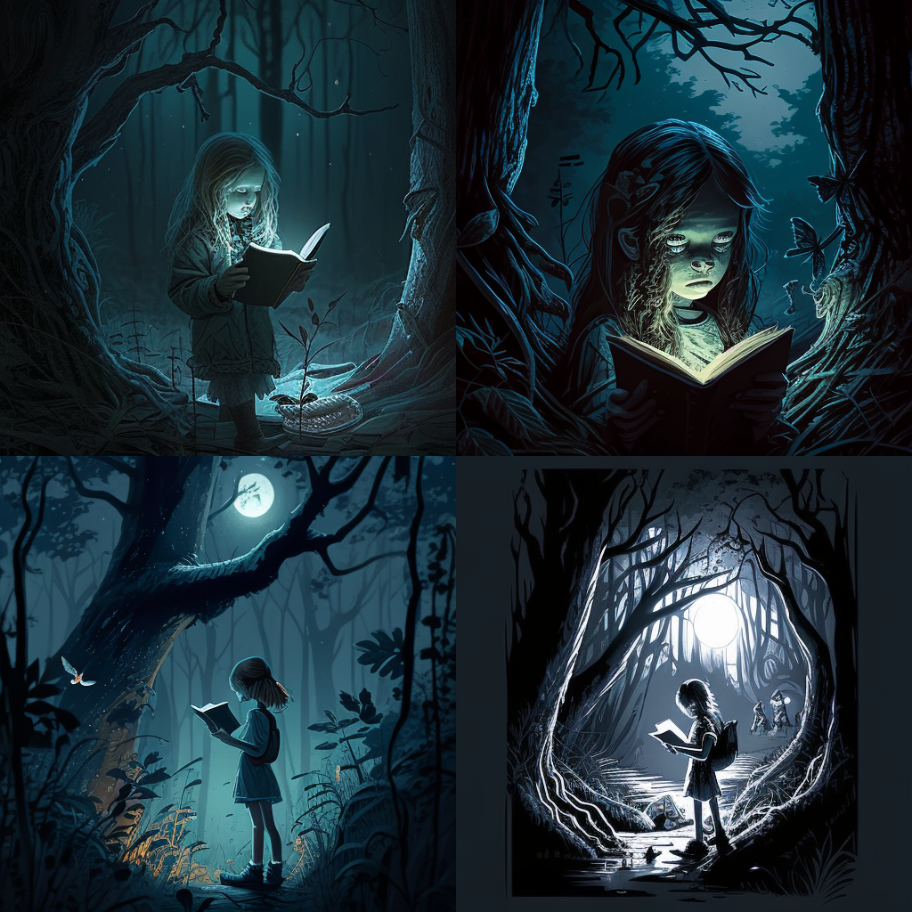 Haunted Forest Tales: Under the Moonlight