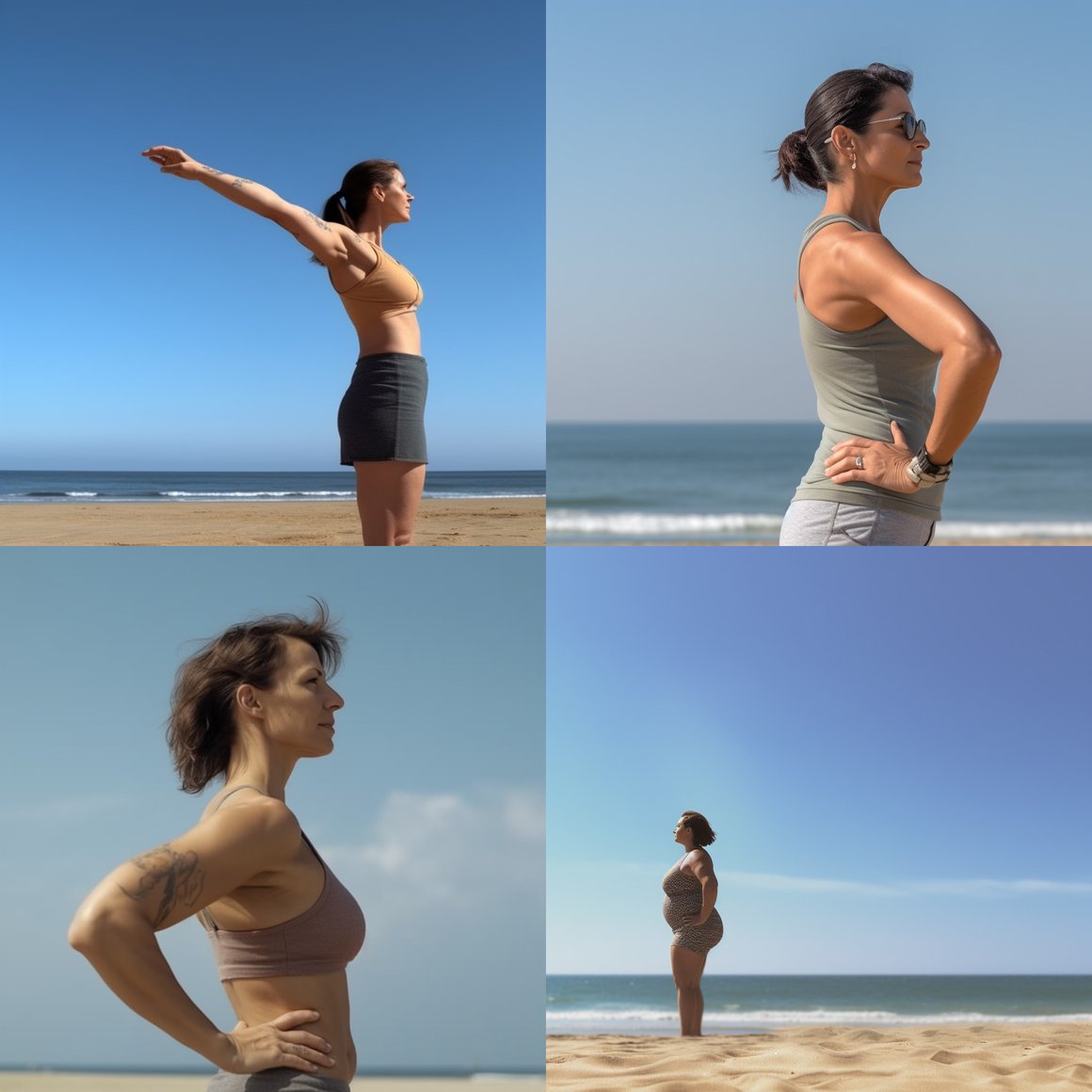 Resilient Mom on a Beach Vacation