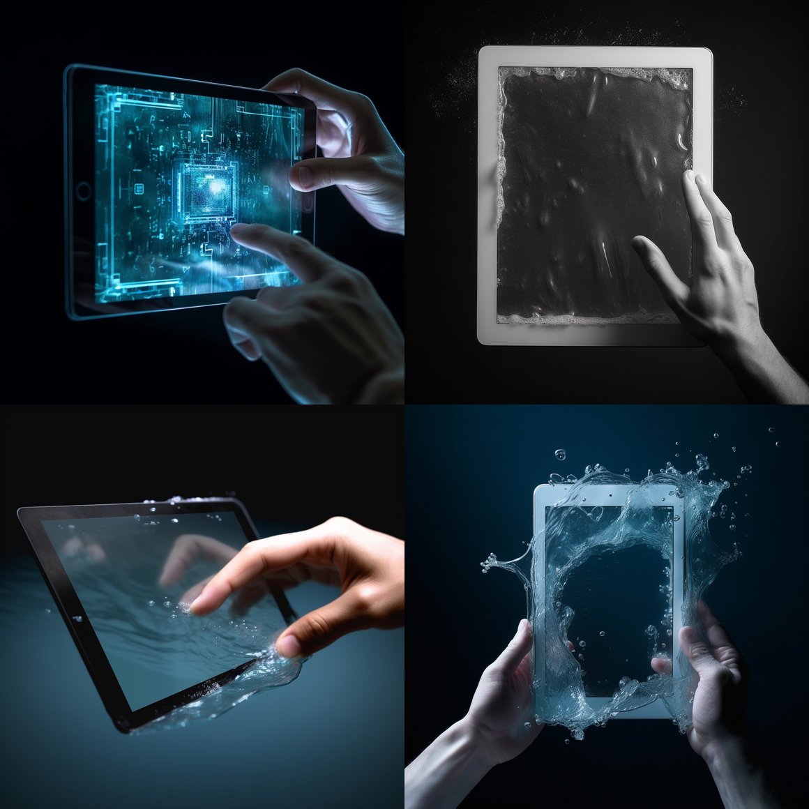 Submerged Touch Screen Illusion