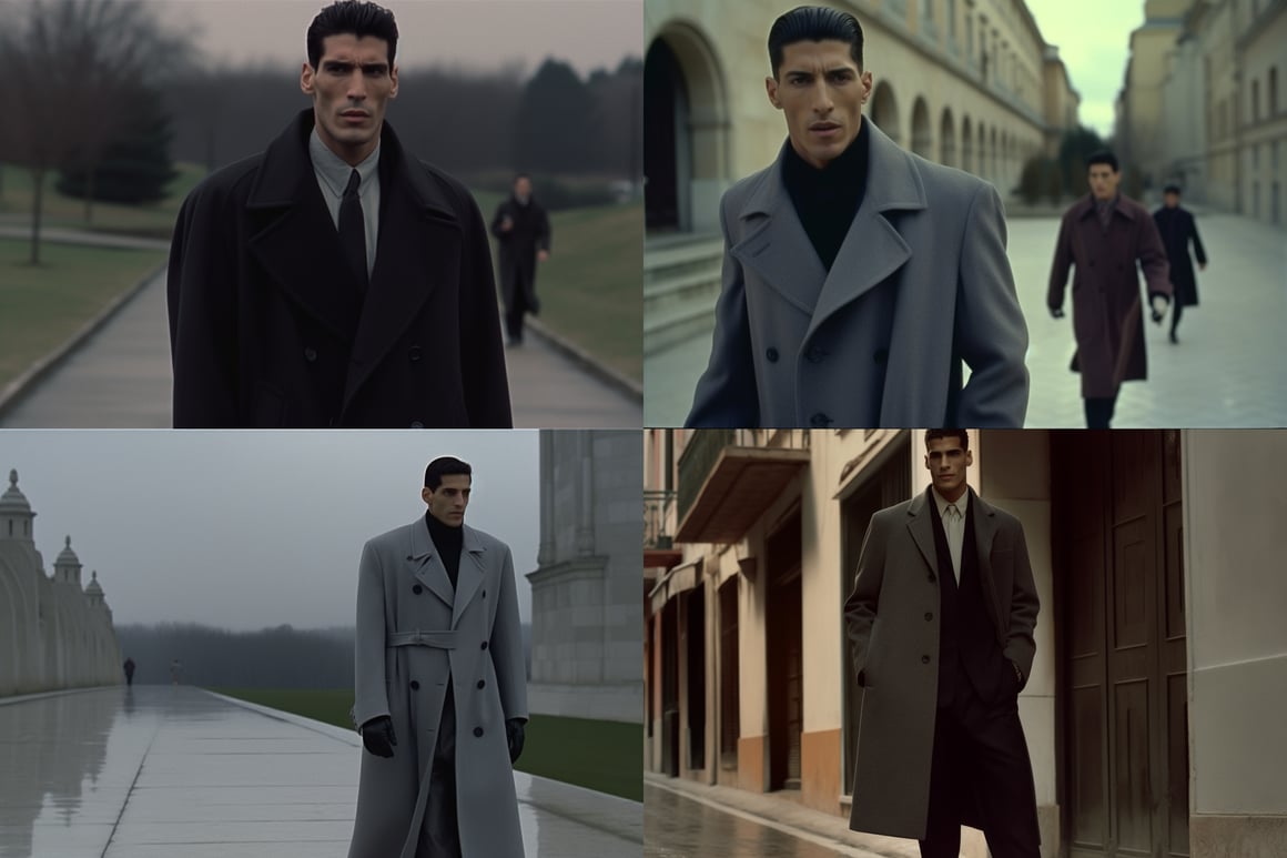 Retro Balenciaga Ad: Jawad el Yamiq's High Fashion Moment