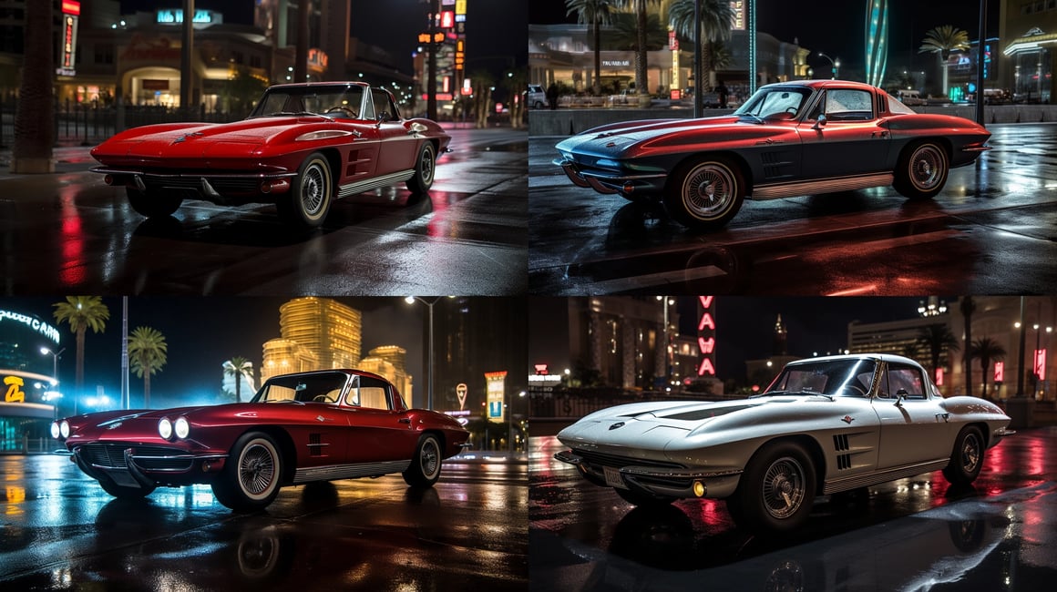 Neon Nights: A Vegas Corvette Experience