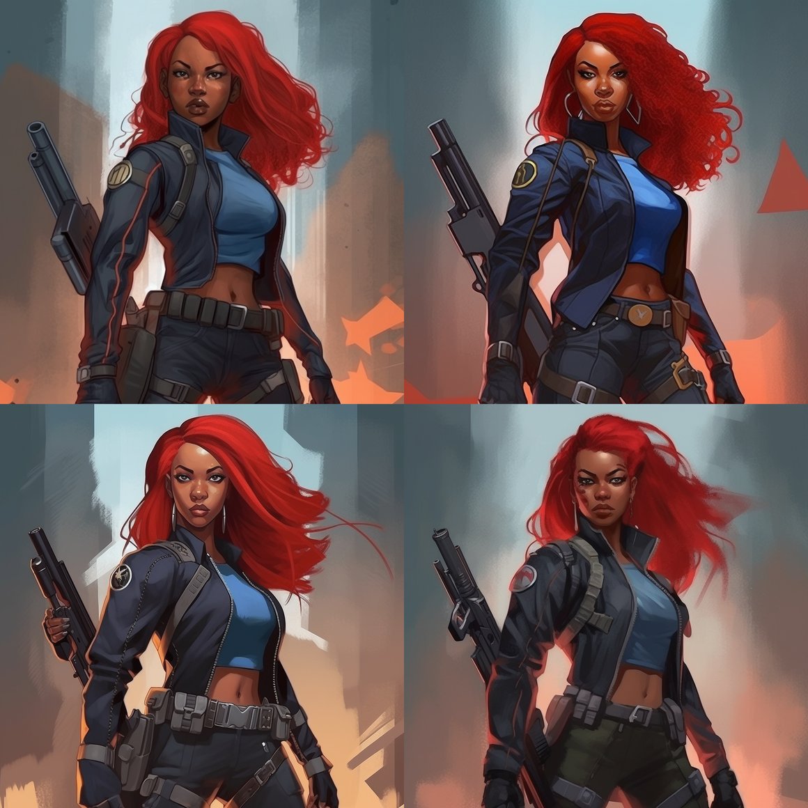 Armed Vanguard: Scarlet Sniper V5.1 RPG Art