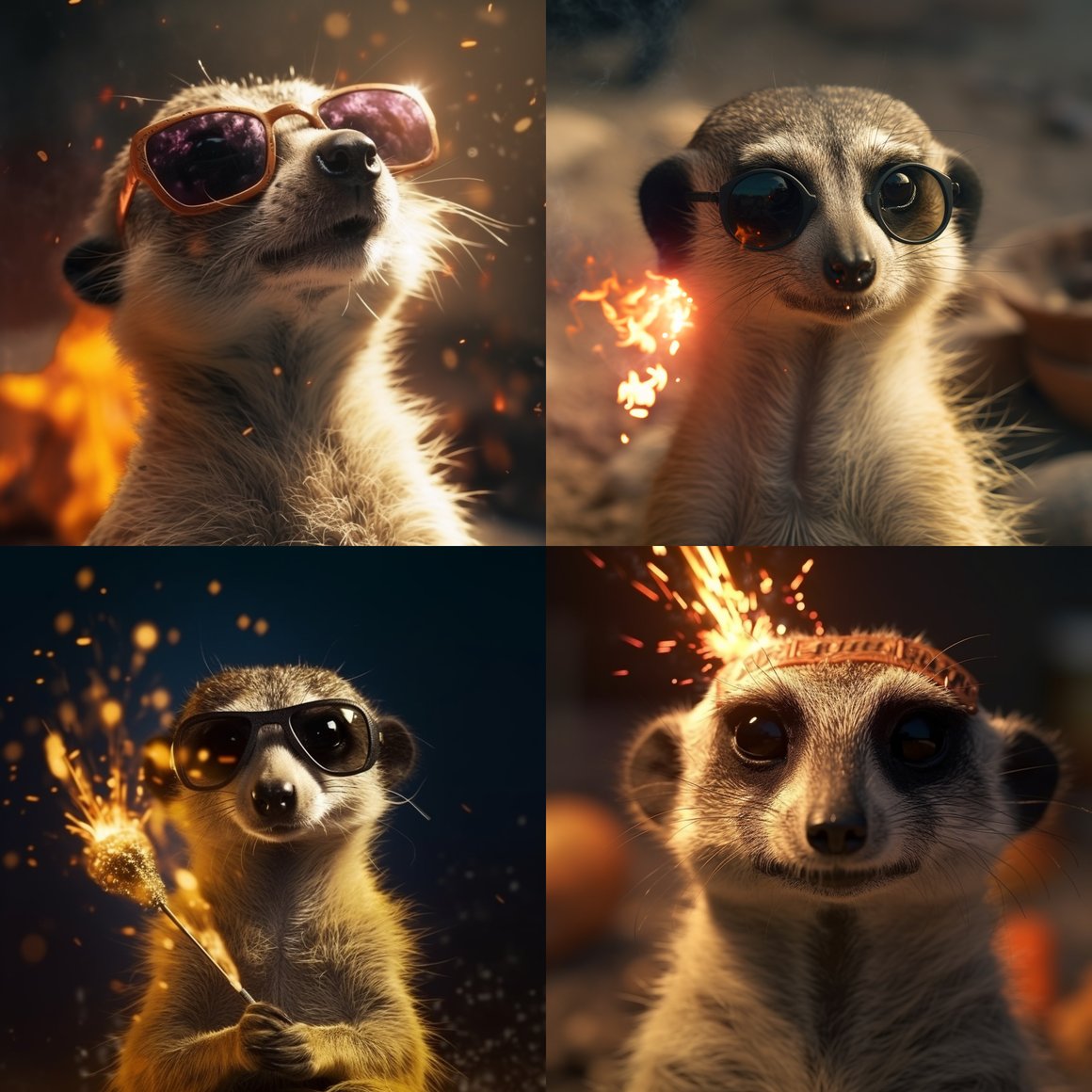 Chillin' Meerkat in 4K: An Exclusive Sneak Peek