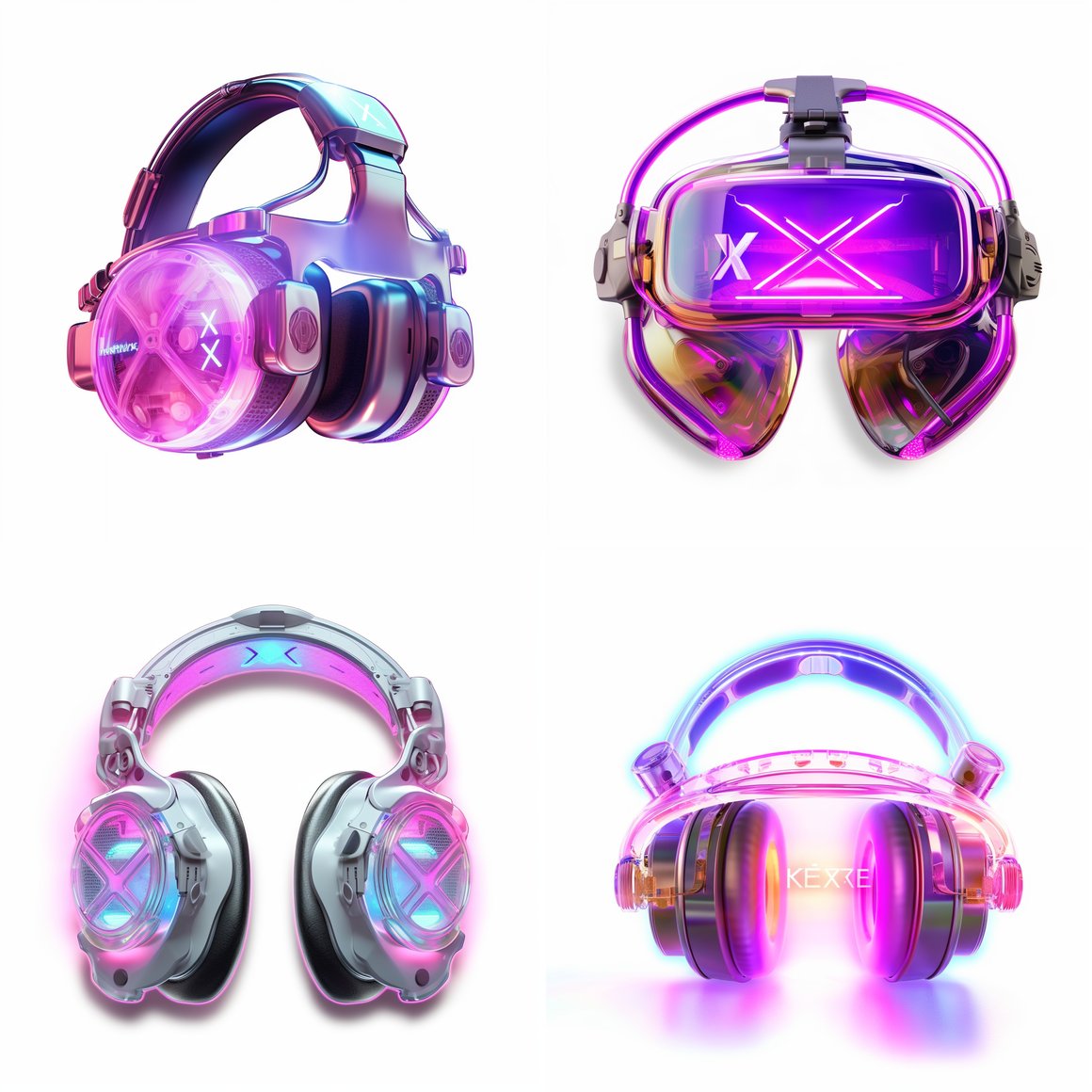 Neon-Digital 3D XR Goggle Journey