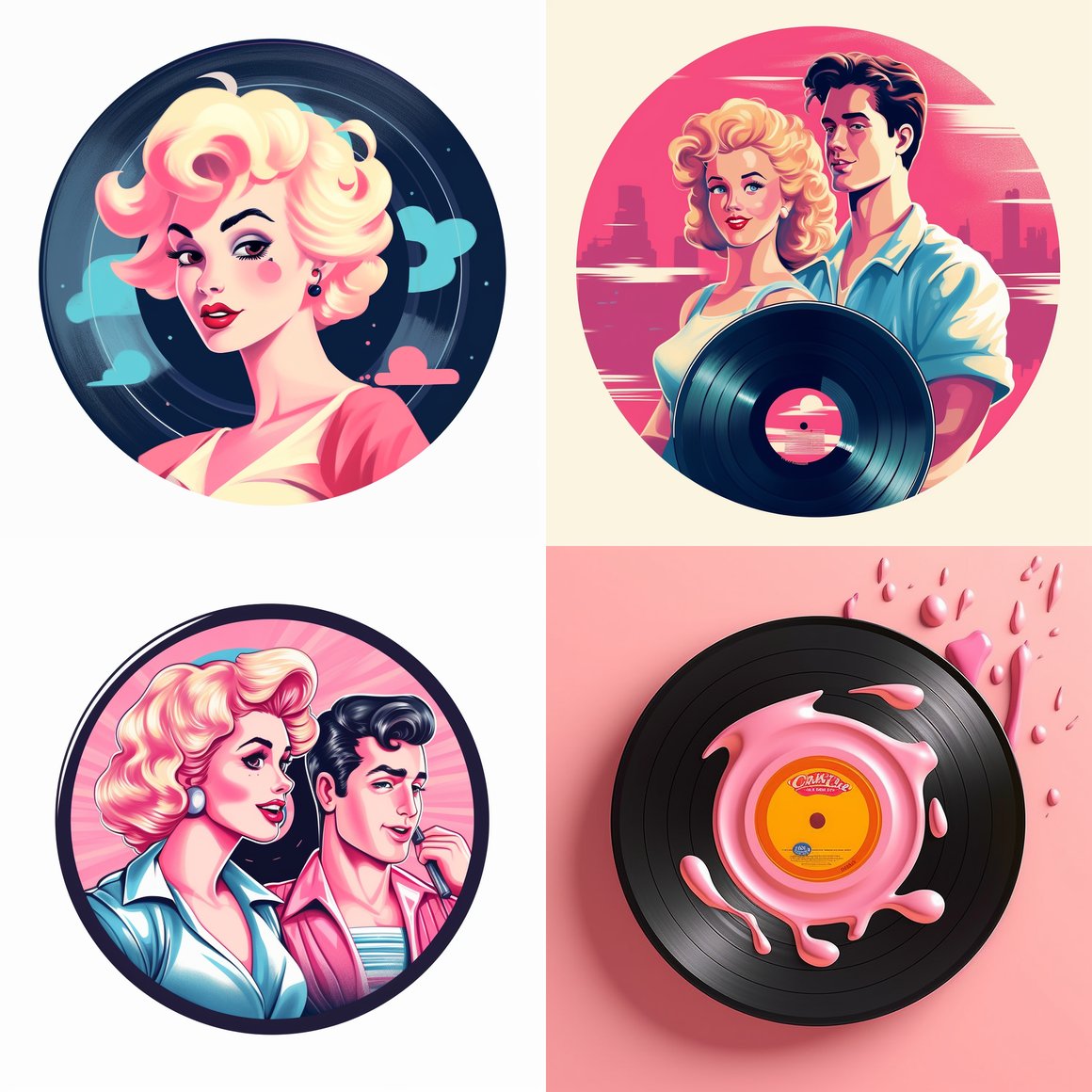 Retro Rewind: A Grease-Inspired Vinyl Voyage