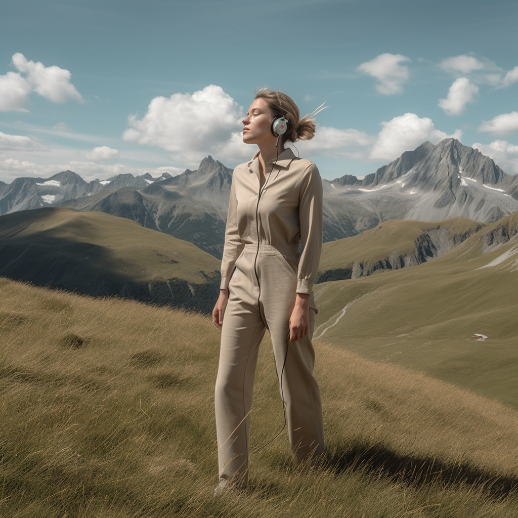A Swiss Alpine Journey in Modern Minimalist Fashion