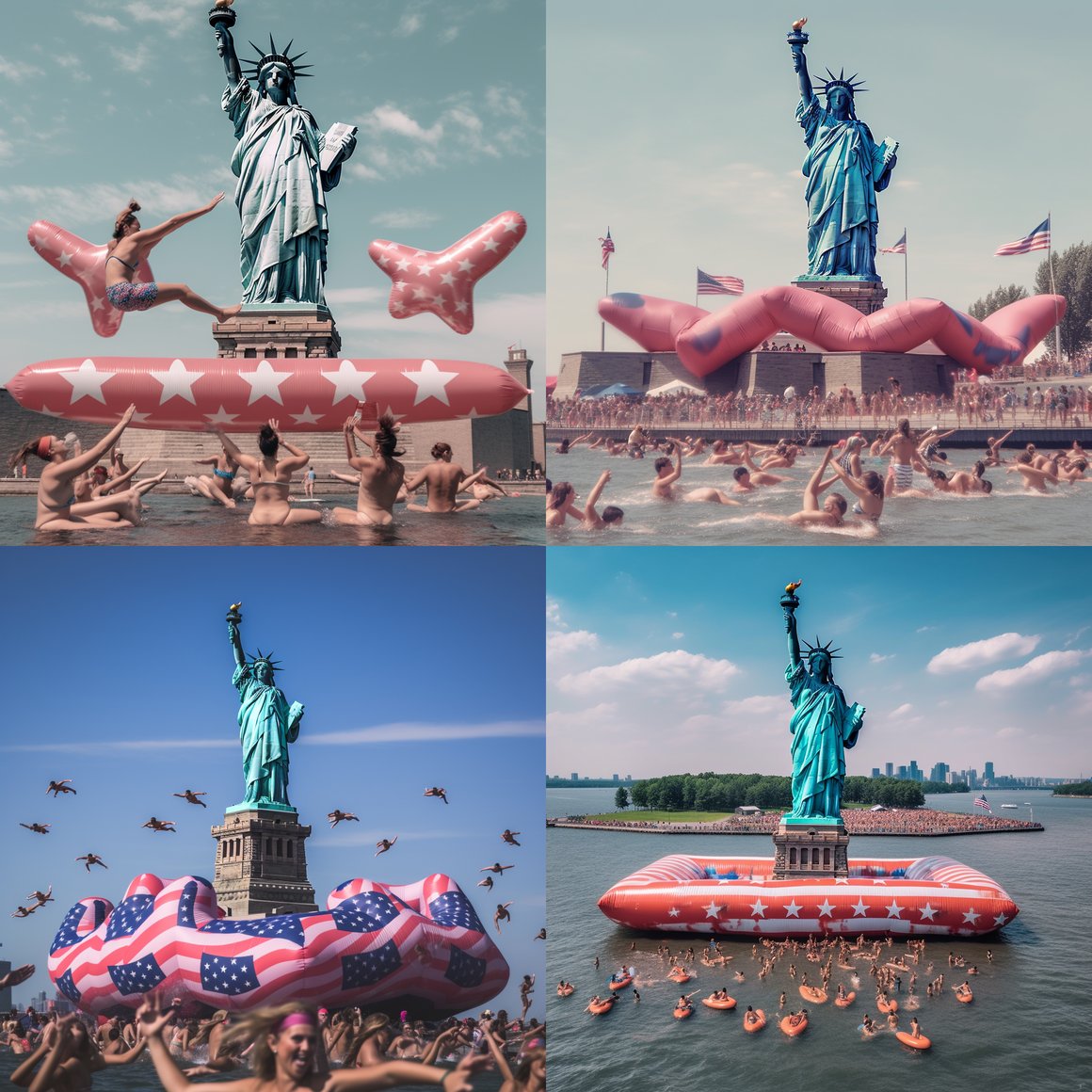 Summer Fun: Freedom Jump at Liberty Island