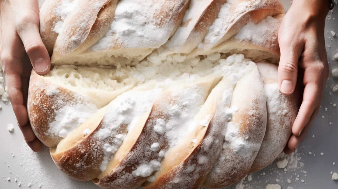 Artful Culinary Journey: Perfect Nails Making Bread