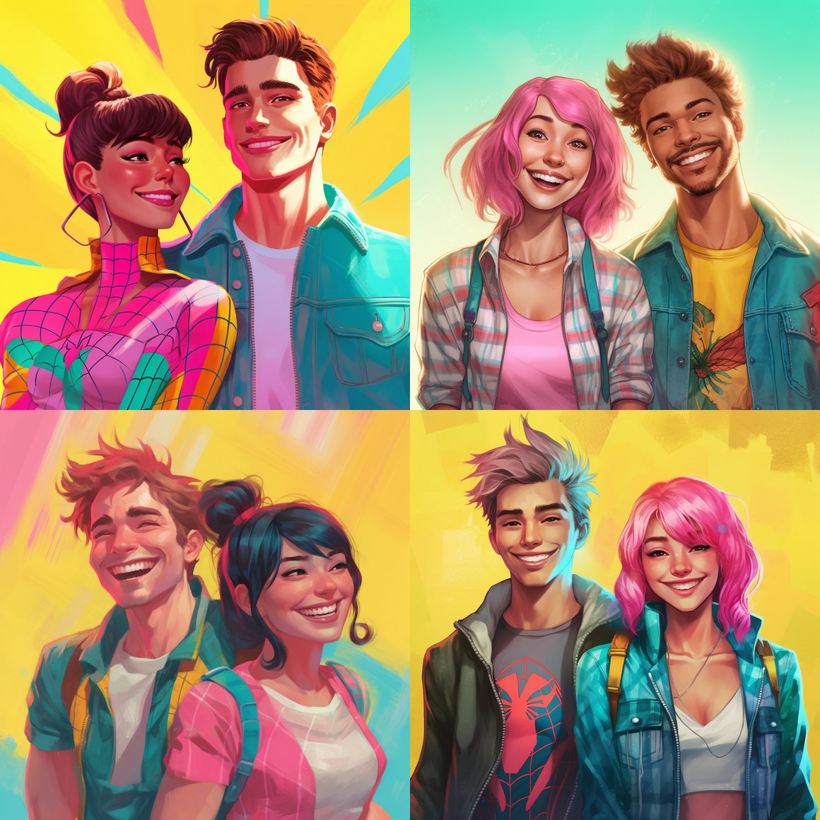 Summer Love in a Colorful Spider-Verse