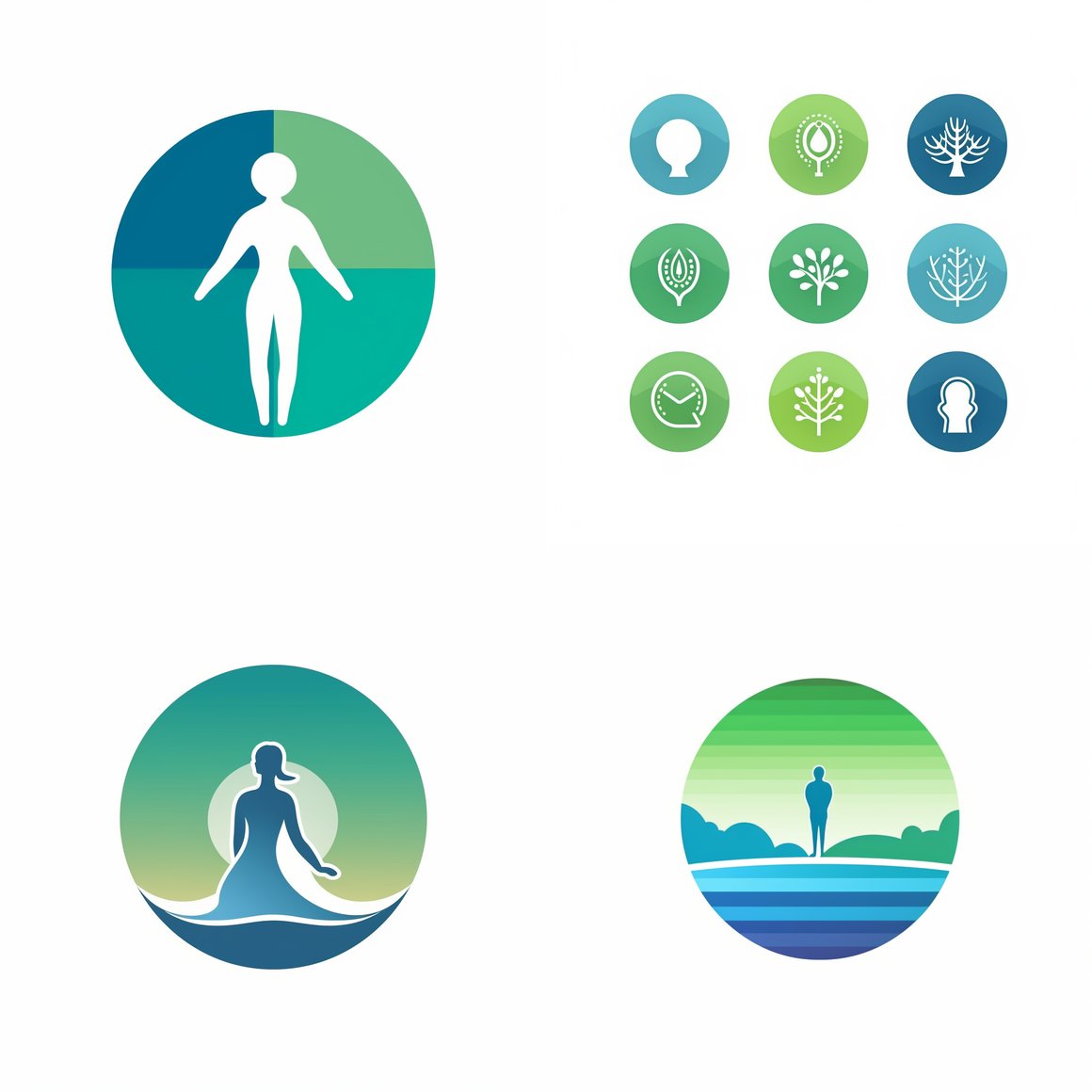 Harmony Health Hub Logo Design