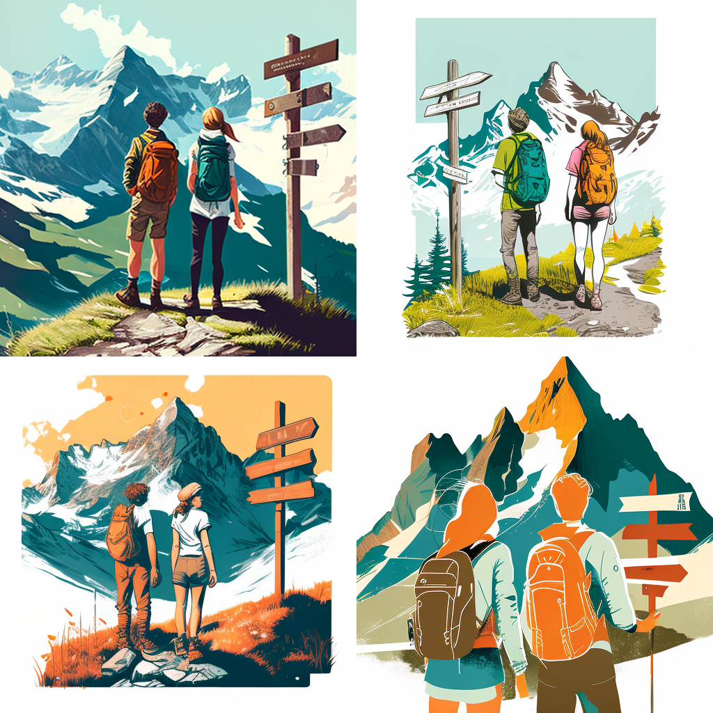 Summer Hiking Adventure: En Route to Swiss Mountain Säntis