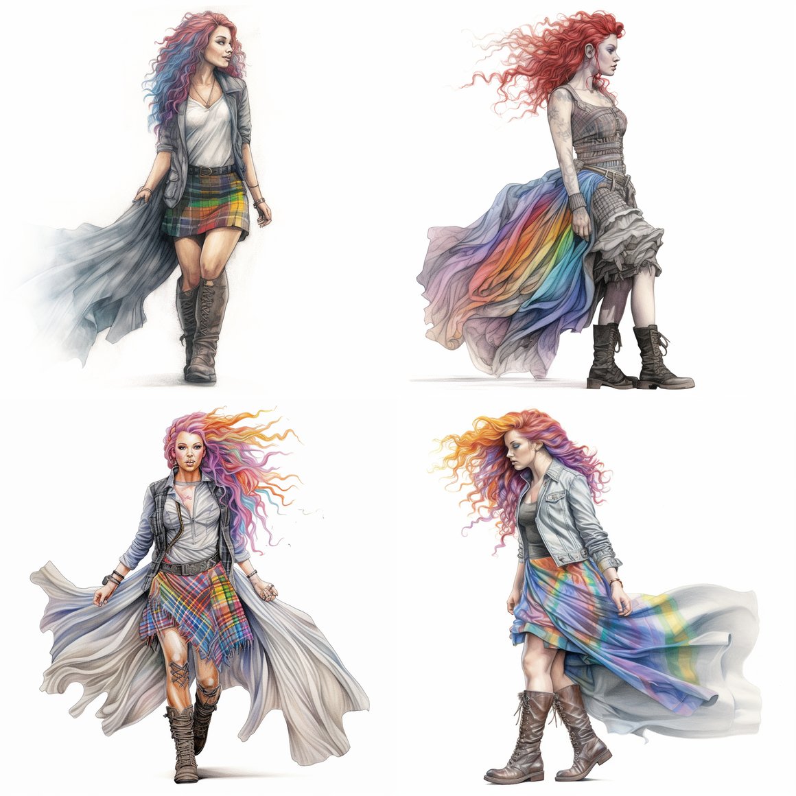 Harmonious Spectrum: A Sketch of a Rainbow-Haired Journey