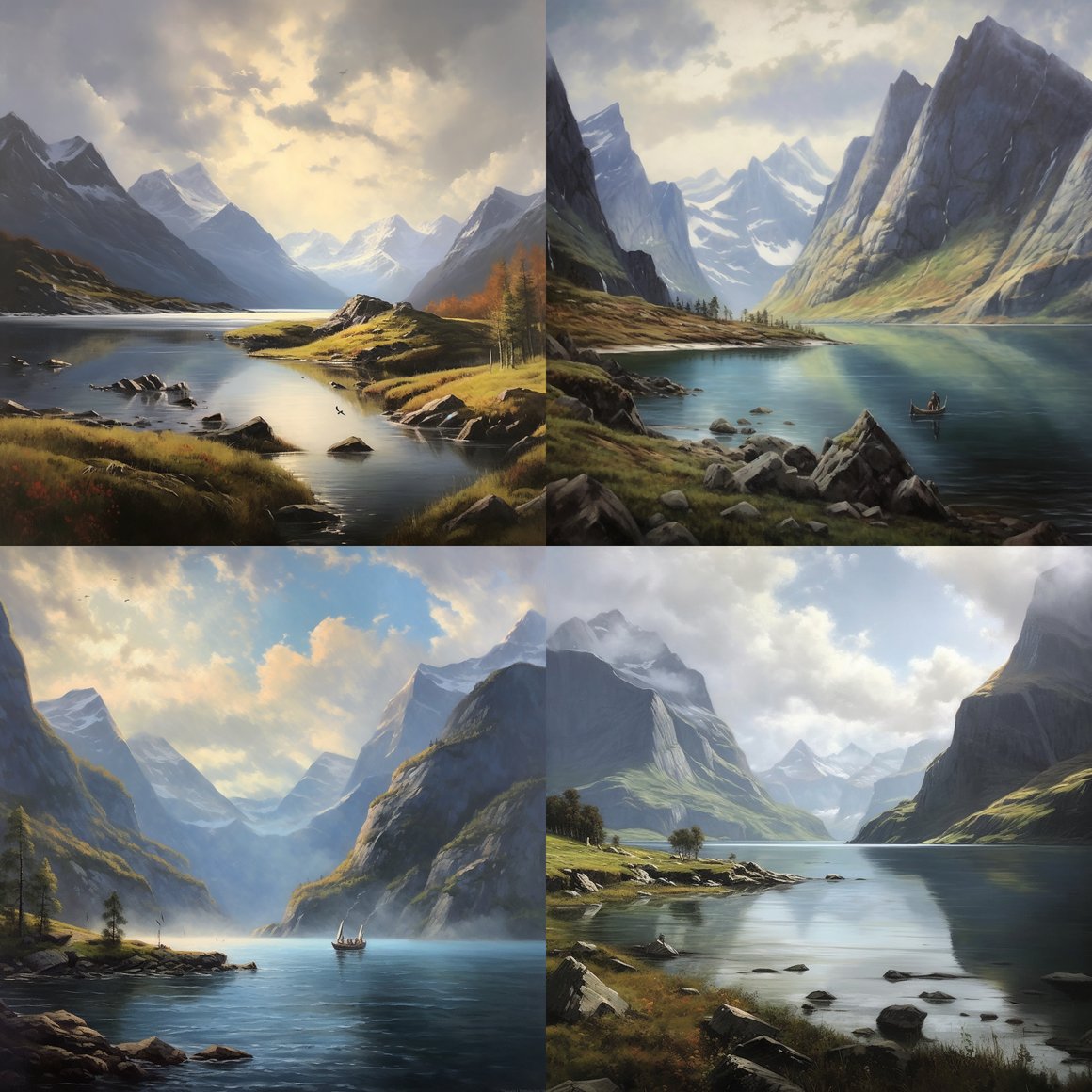 Mid-Voyage Reflections on Idyllic Norwegian Landscapes