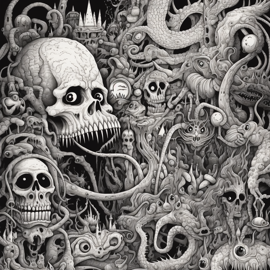 Detailed Descent into Monochrome Madness