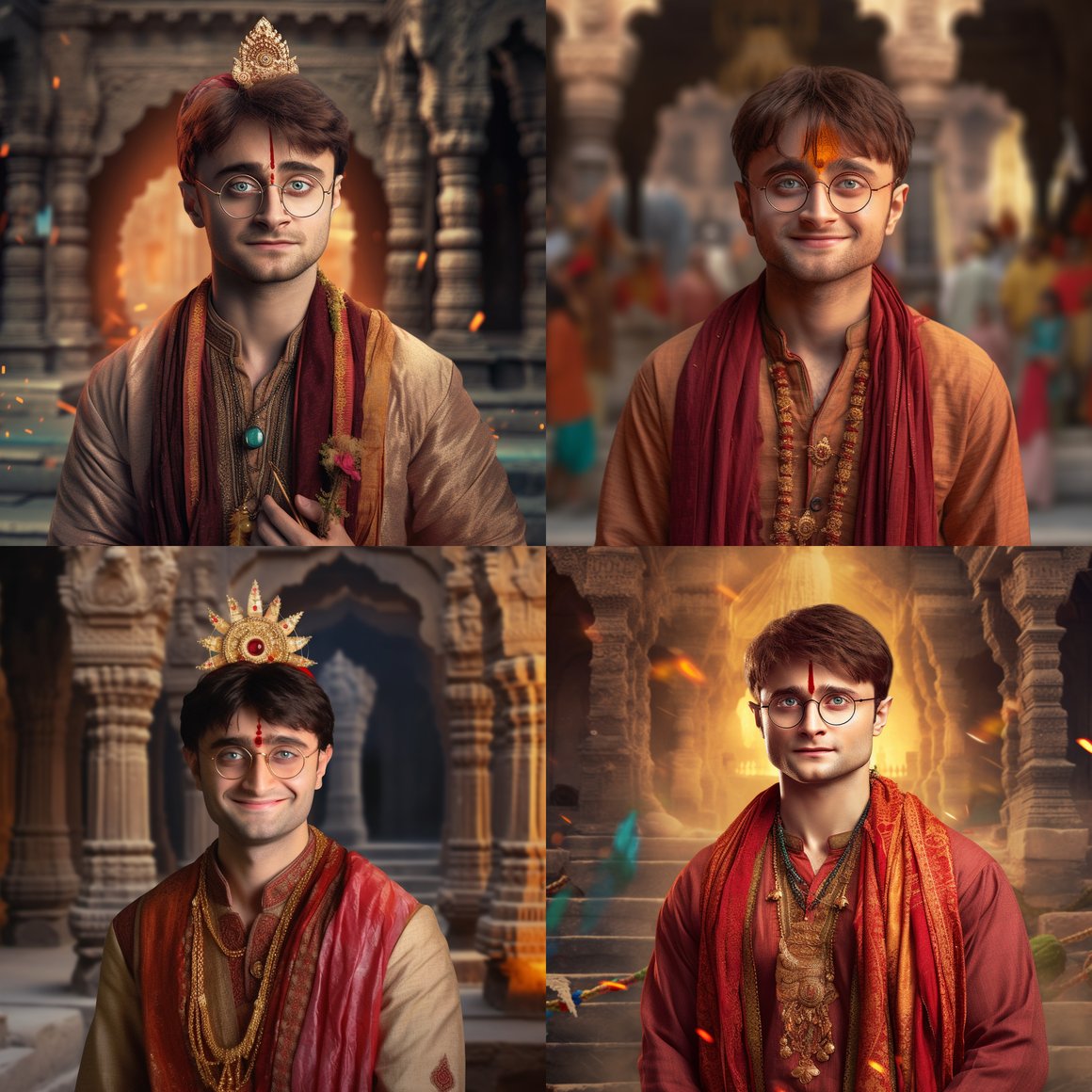 Harry Potter Redefined in Ethnic Attire