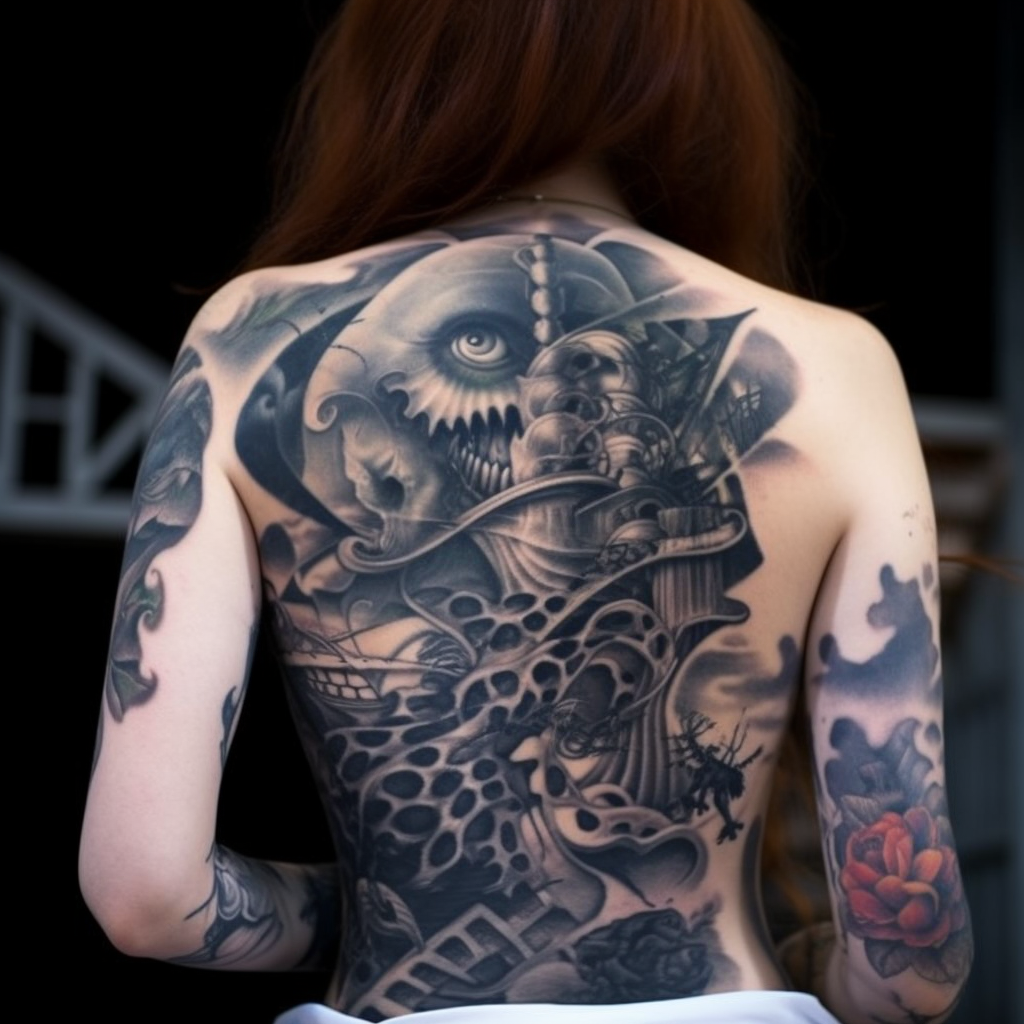 Clash of Existence: A Tale of Life & Death Tattoo Journey