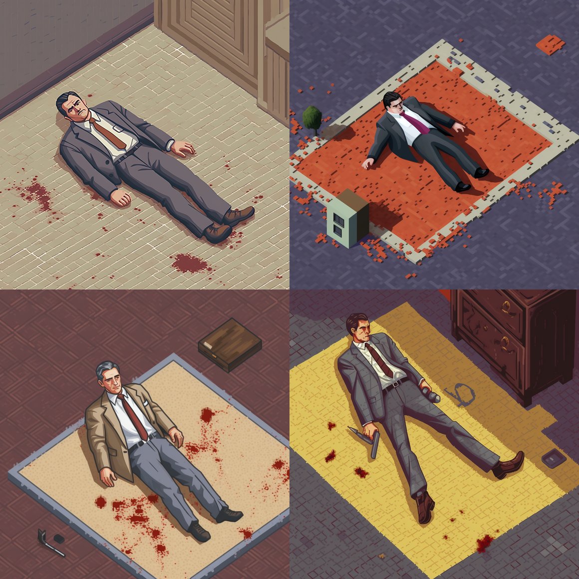 Retro Noir: Pixel Art Mystery