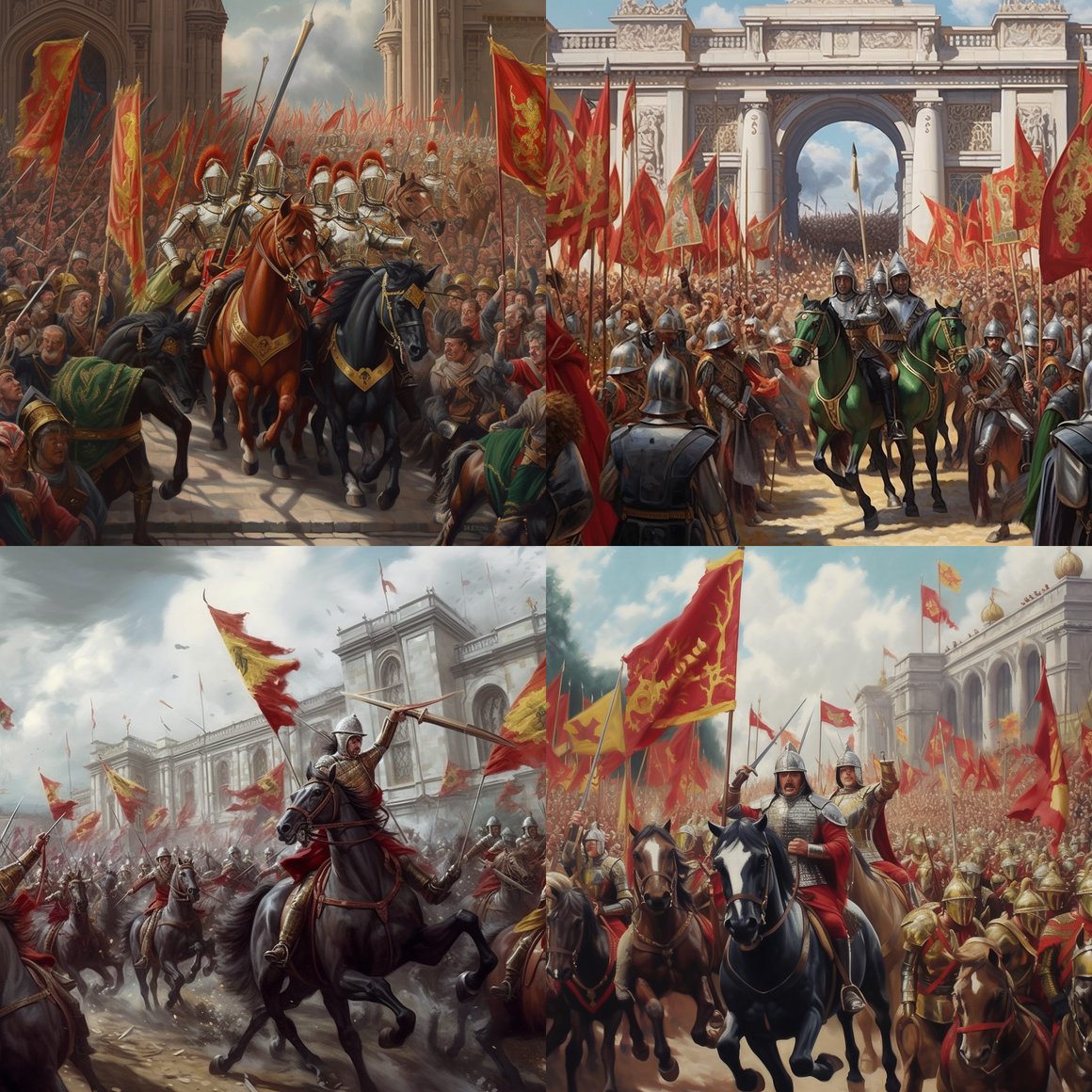 A Time-Warped Conquest of Modern Buckingham Palace
