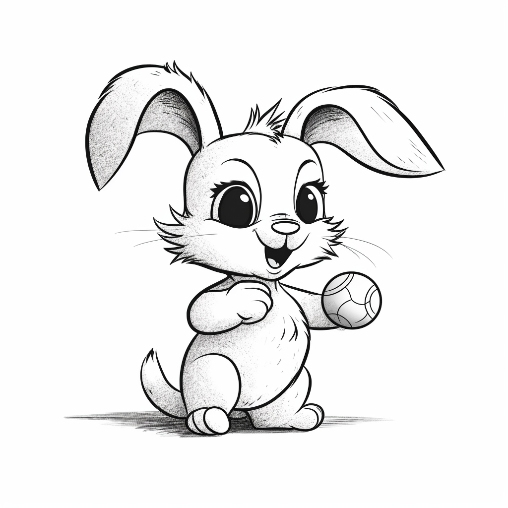 Chibi Disney Line Art Coloring Page