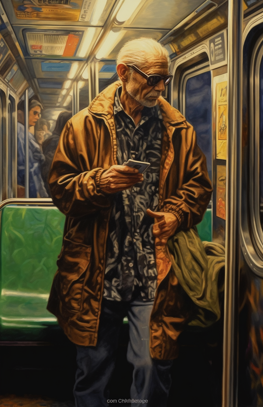 Subway Chronicles: An Artistic Dispatch in Motion