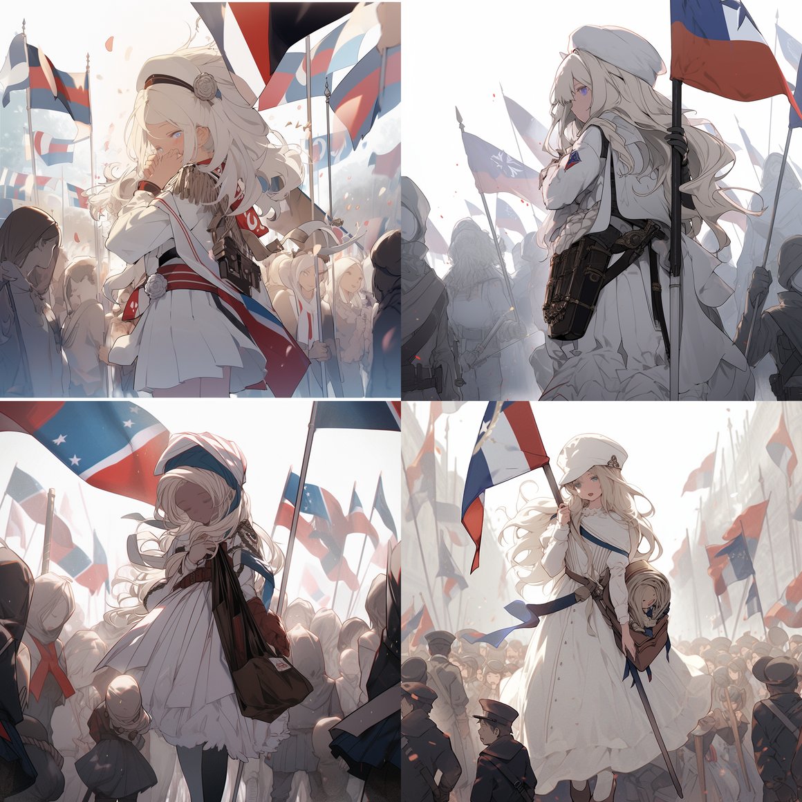 Revolution's Call: Niji 5 Mid-Journey