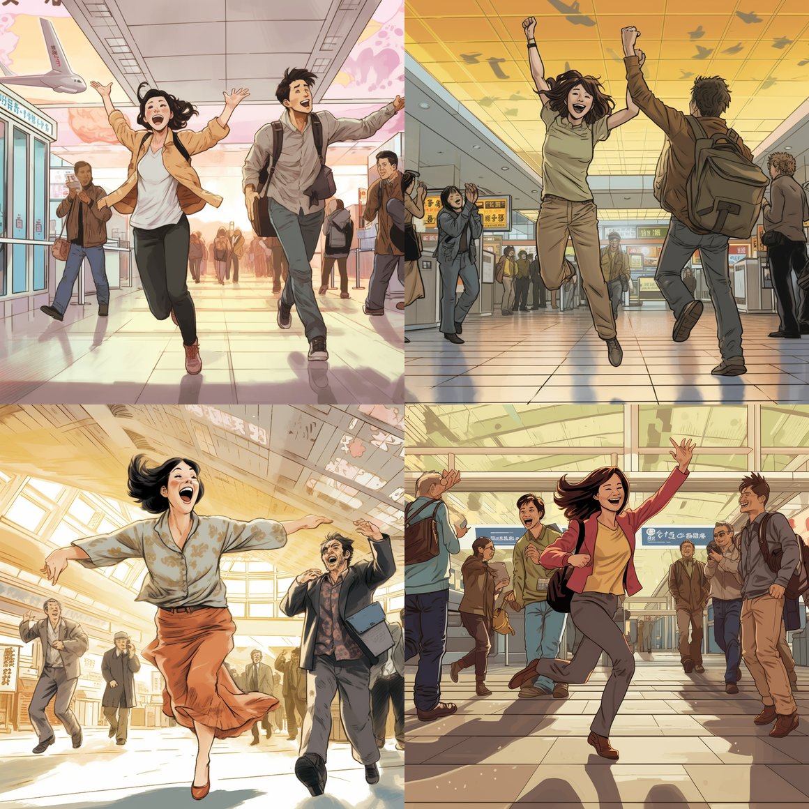 Reunion Bliss: An Anime-Inspired Journey's Interlude