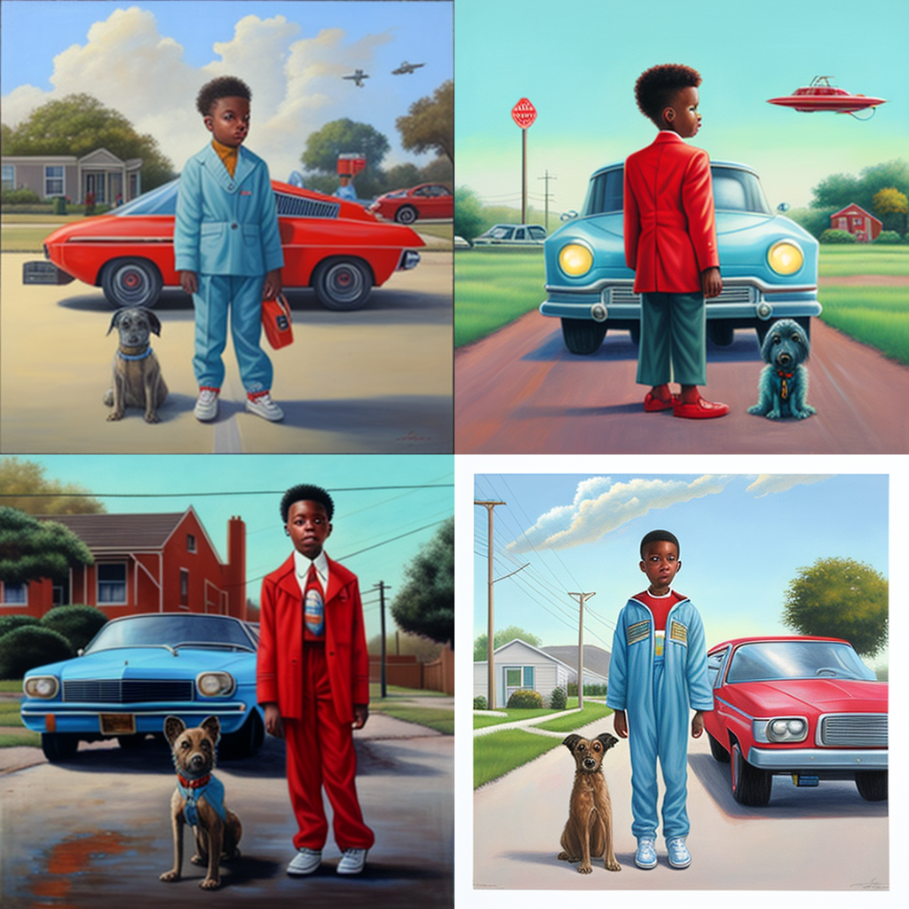 Suburban Extraterrestrial: A Wes Anderson Inspired Portrait
