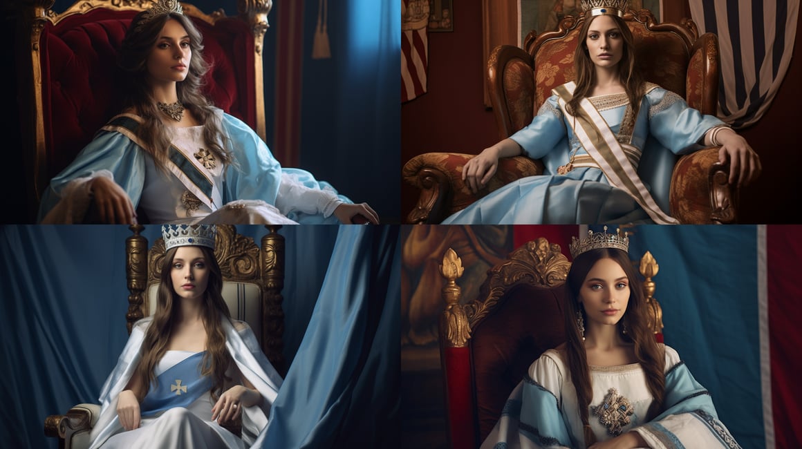 Argentinian Queen's Reign: Traditional Splendor