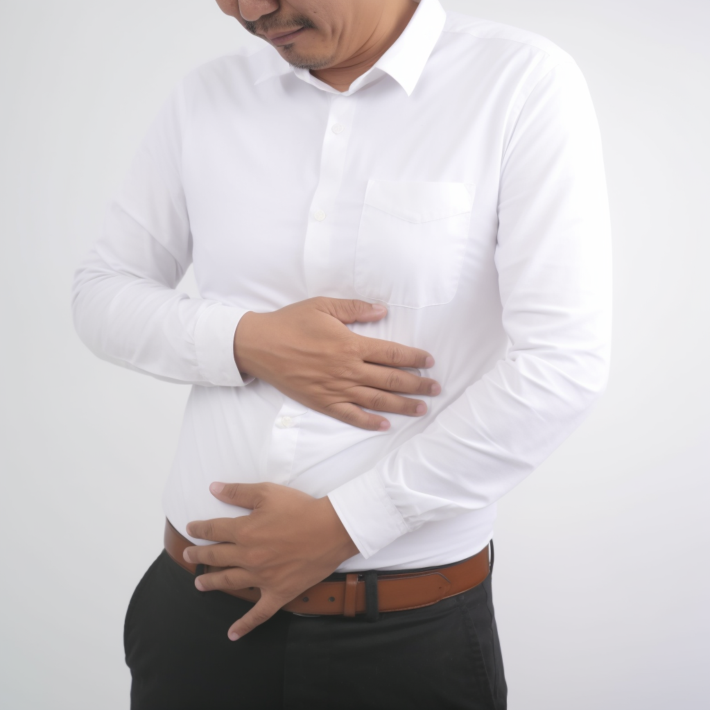 Mid-Trip Crisis: Man in Agony