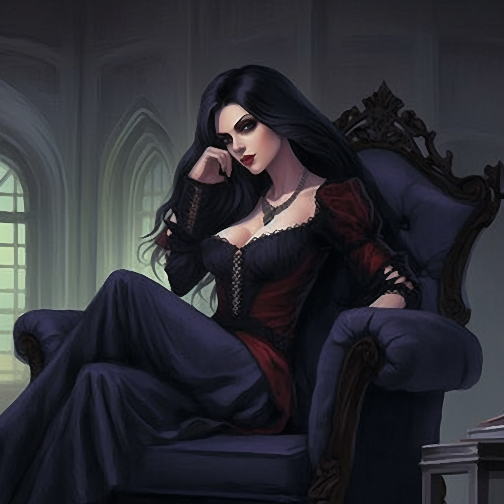 Chronicles of the Elusive Vampire Lady - RPG Art v5.1