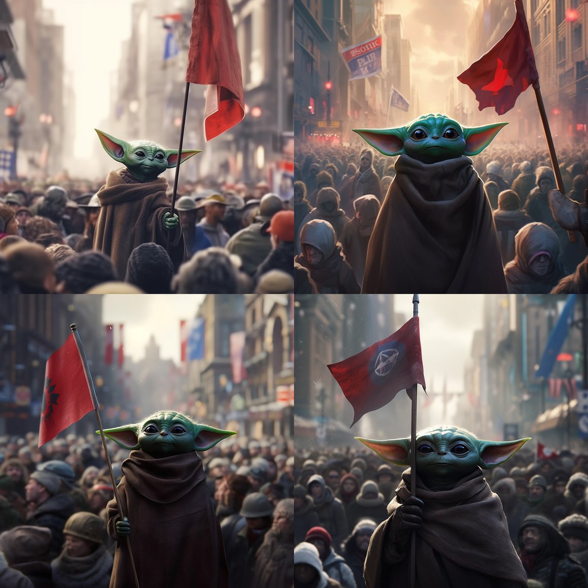 Revolution Afoot: Baby Yoda in the Heart of Europe