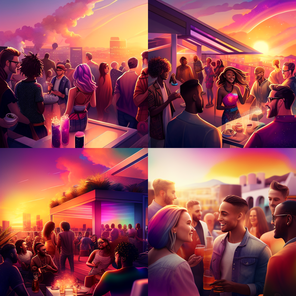 A Summer Rooftop Party with Premium Craft Cannabis