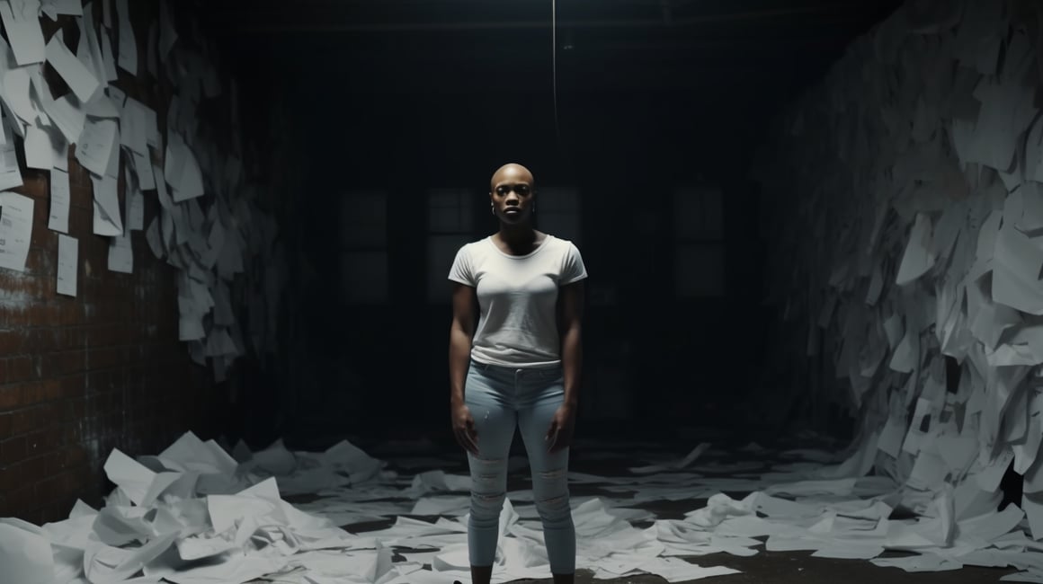 Chilling Portrayal of Solitude in a Decrepit Room - 4K Ultra HD