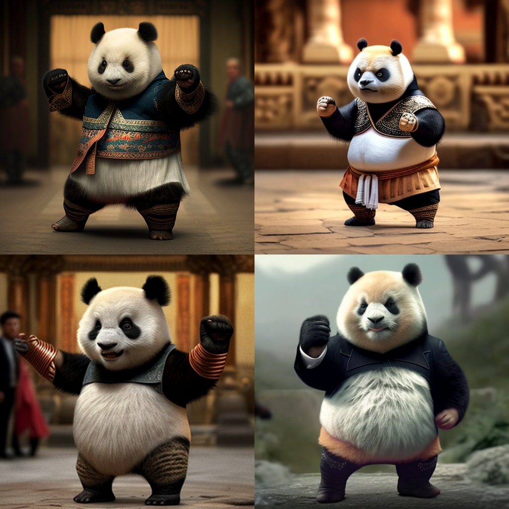 Trump's Unexpected Kungfu Panda Adventure in 8K