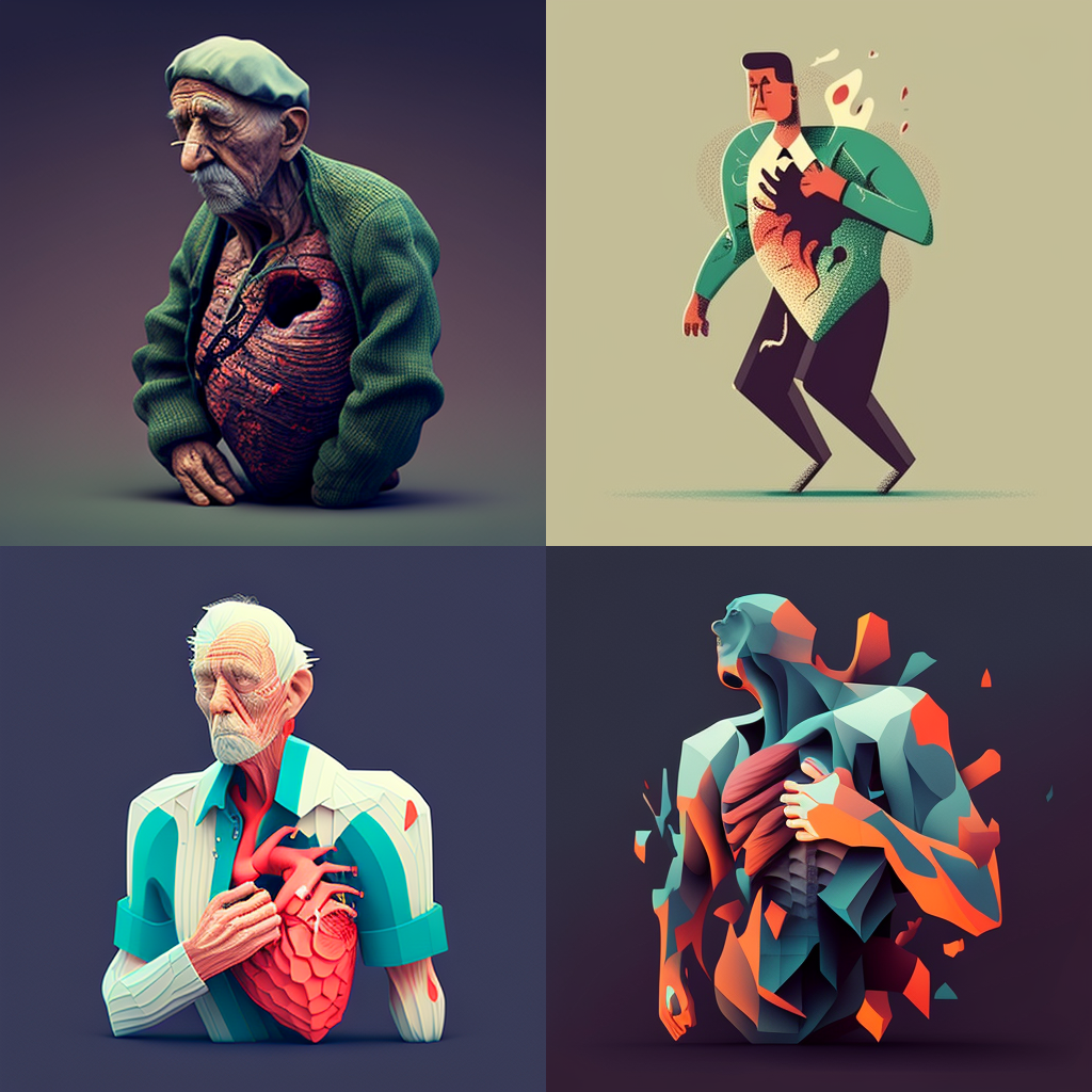 Heart Disease Patient: An Illustrated Mid-Journey