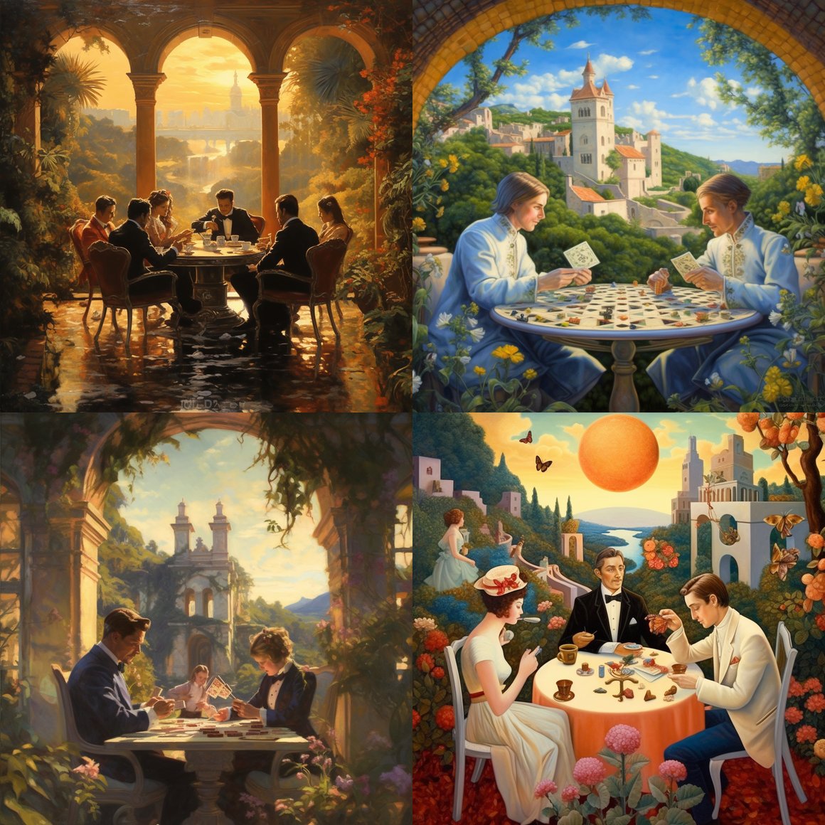 Artistic Impressions: The Businessmen's Garden Game
