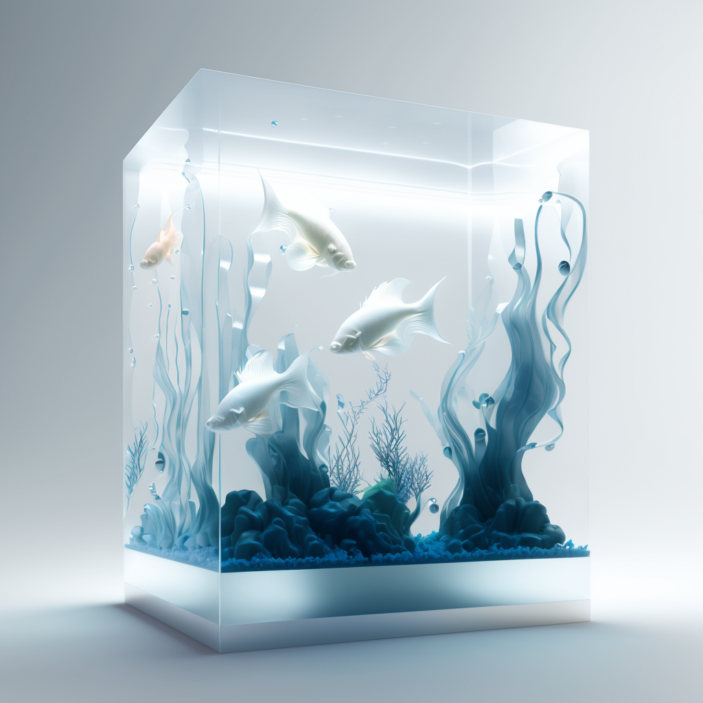 A Surreal Journey Through Futuristic Aquarium Design