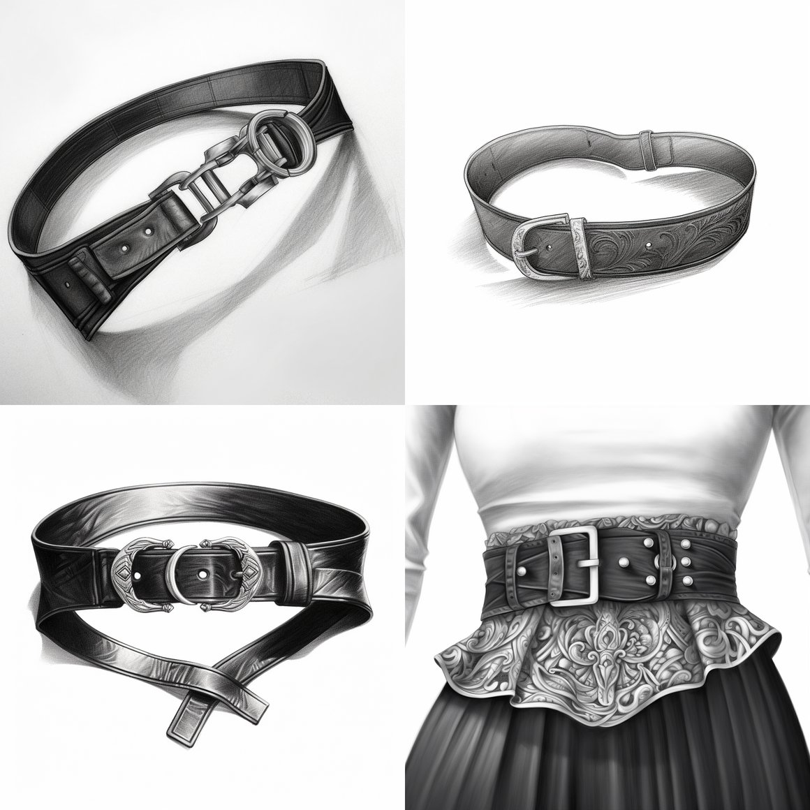 A VanCleef-Inspired Women's Belt Design Midway Progress