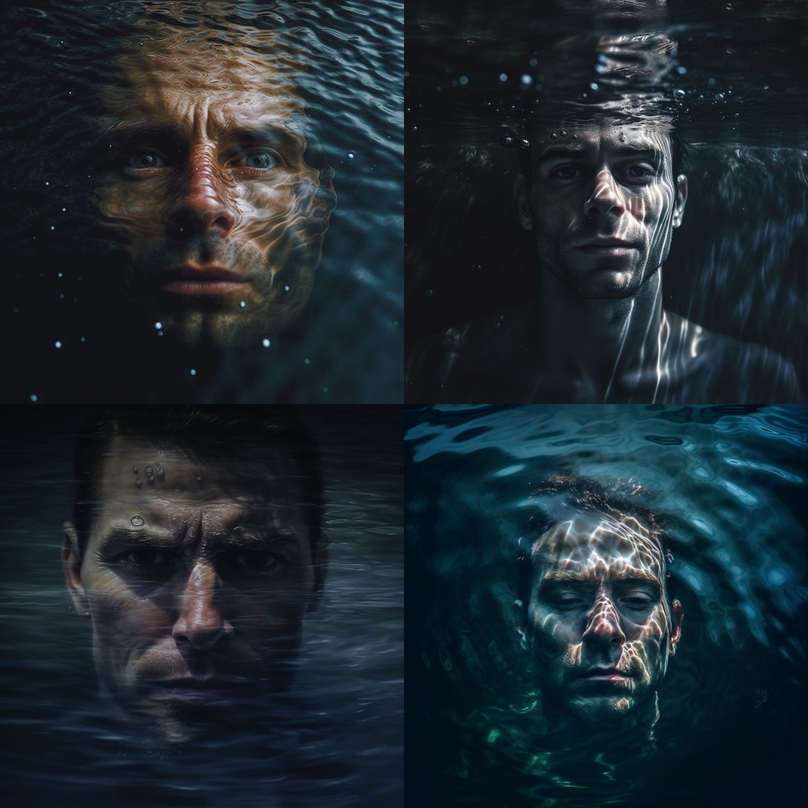Submerged Serenity: A Glimmer in the Darkness