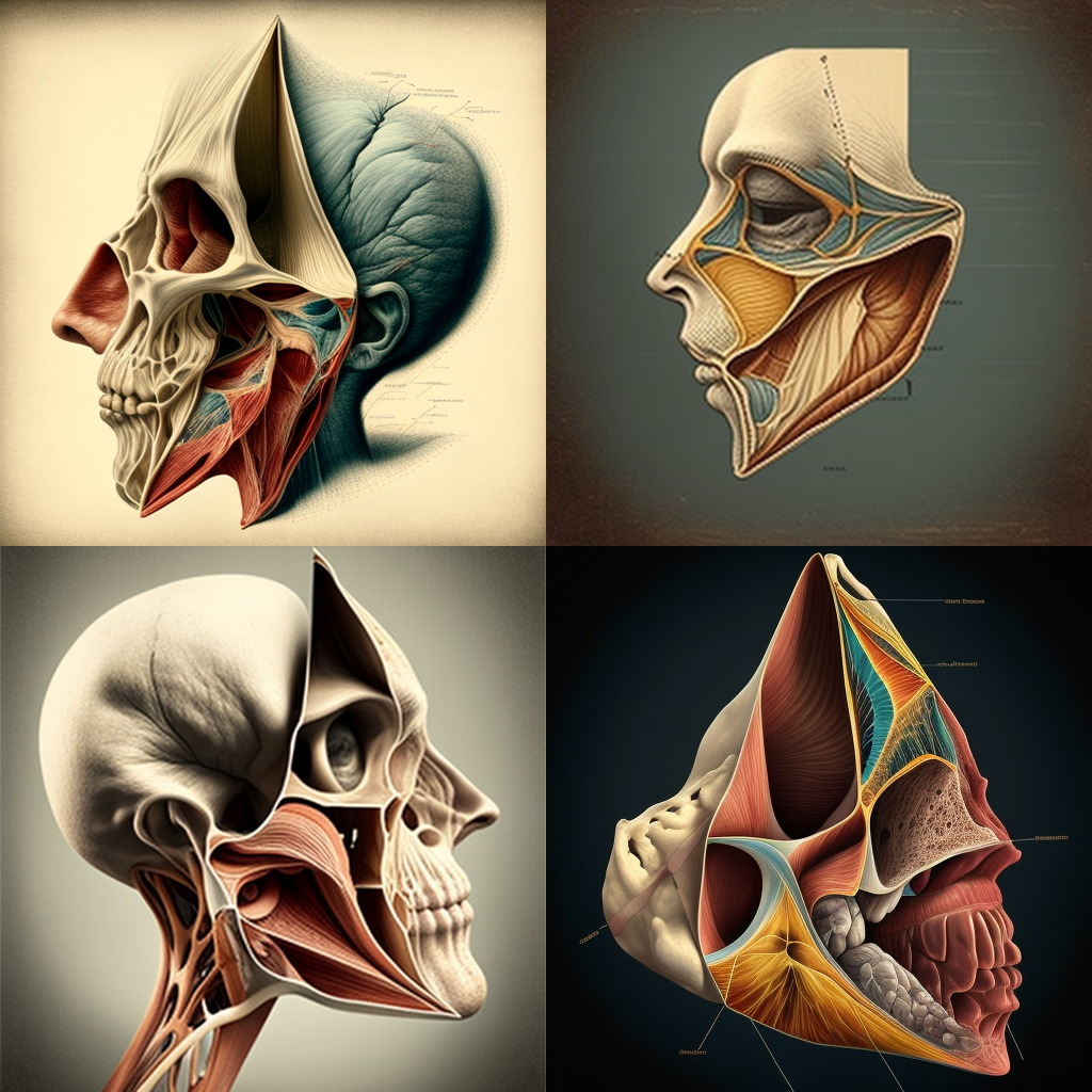 Artist's Guide to Nose Anatomy: Mid-Journey Edition