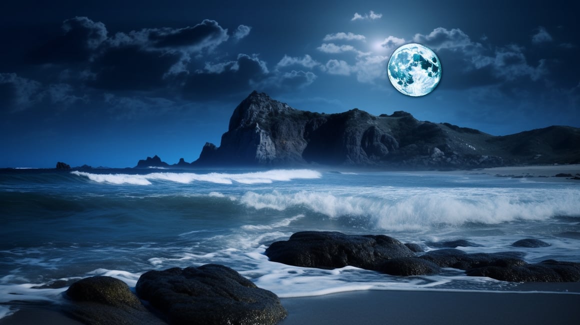 Midnight Coastal Exploration