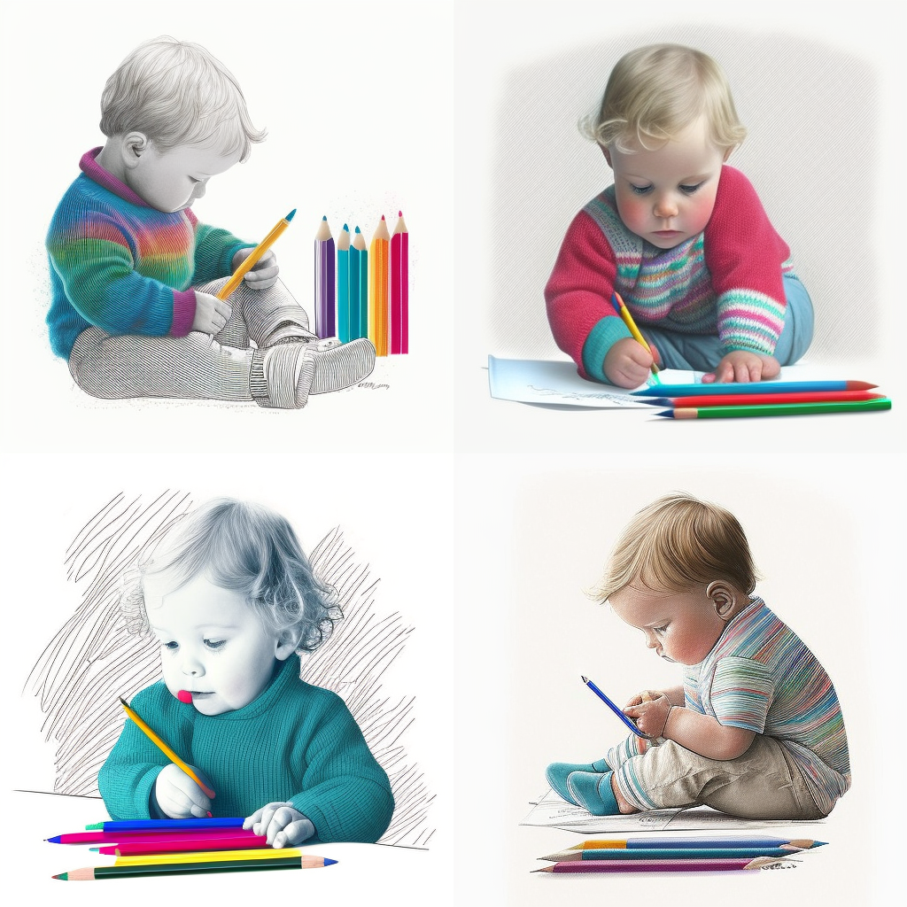 Artistic Adventures: A Toddler's Coloring Journey