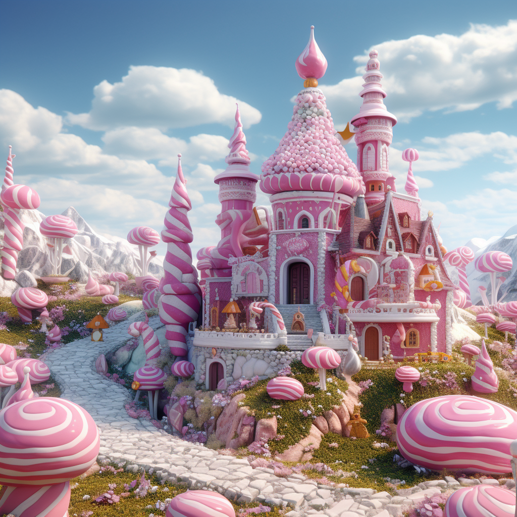 Sugar Sweet Fantasy: An Ultra HD Mid-Journey Adventure